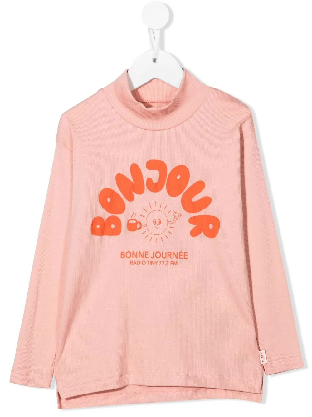 

Tiny Cottons logo-print sweatshirt - Pink