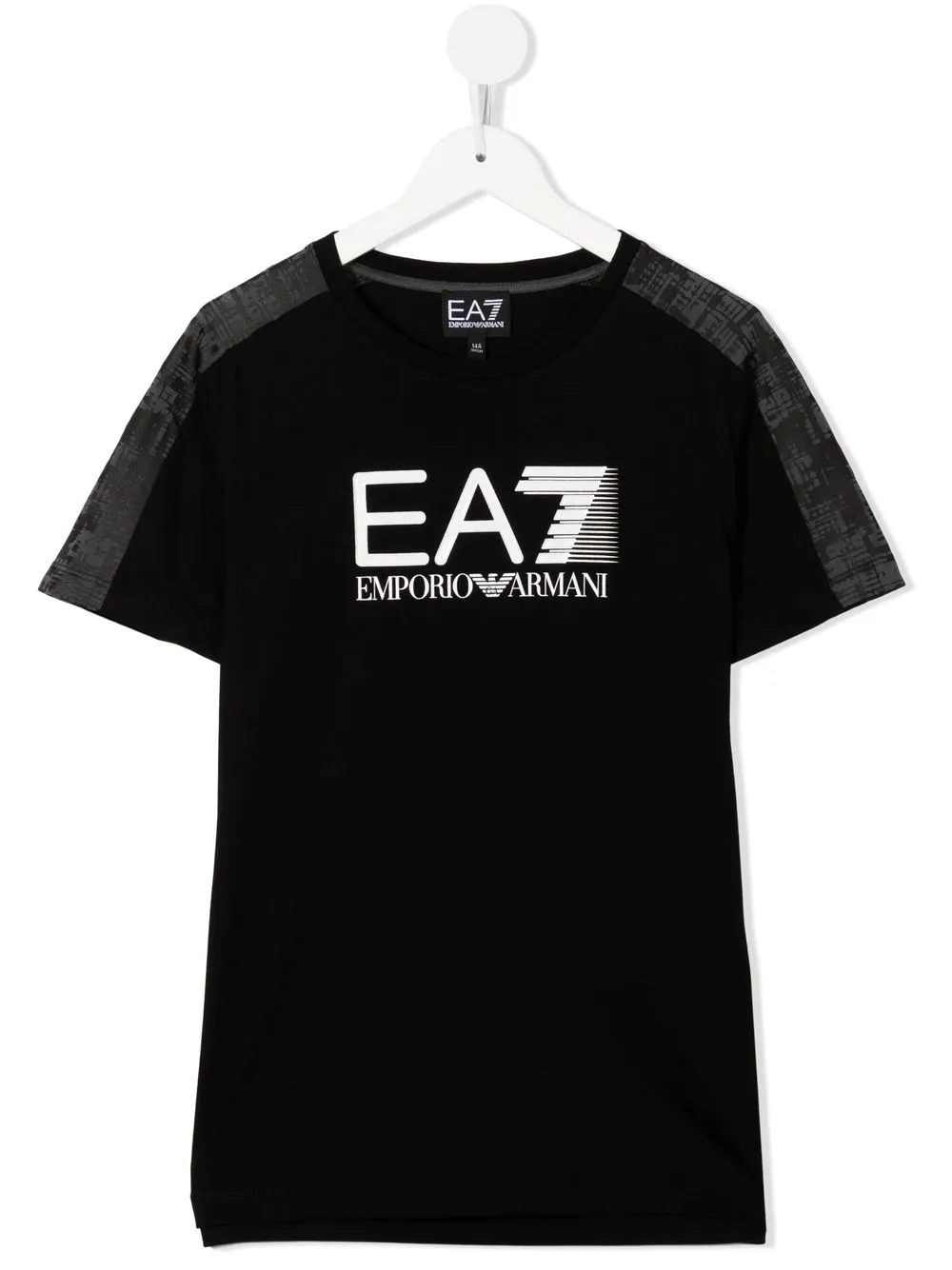 

Ea7 Emporio Armani playera con logo estampado - Negro