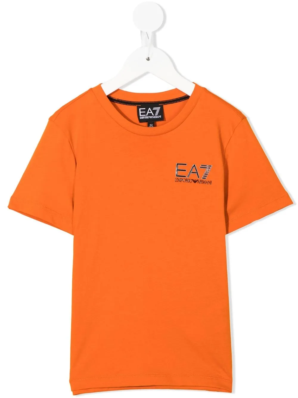 

Ea7 Emporio Armani playera con logo estampado - Naranja