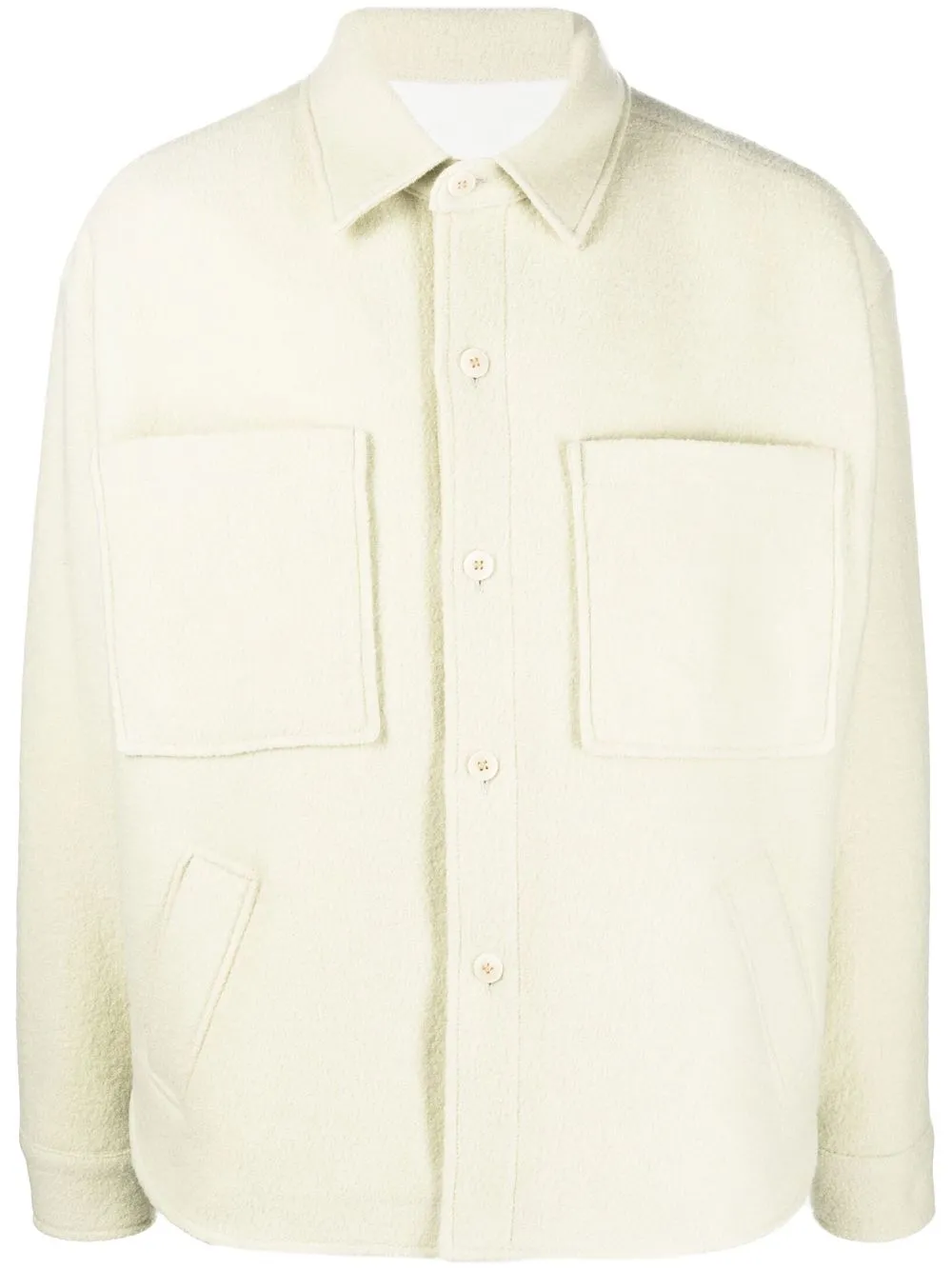 

Costumein button-down virgin-wool coat - Neutrals