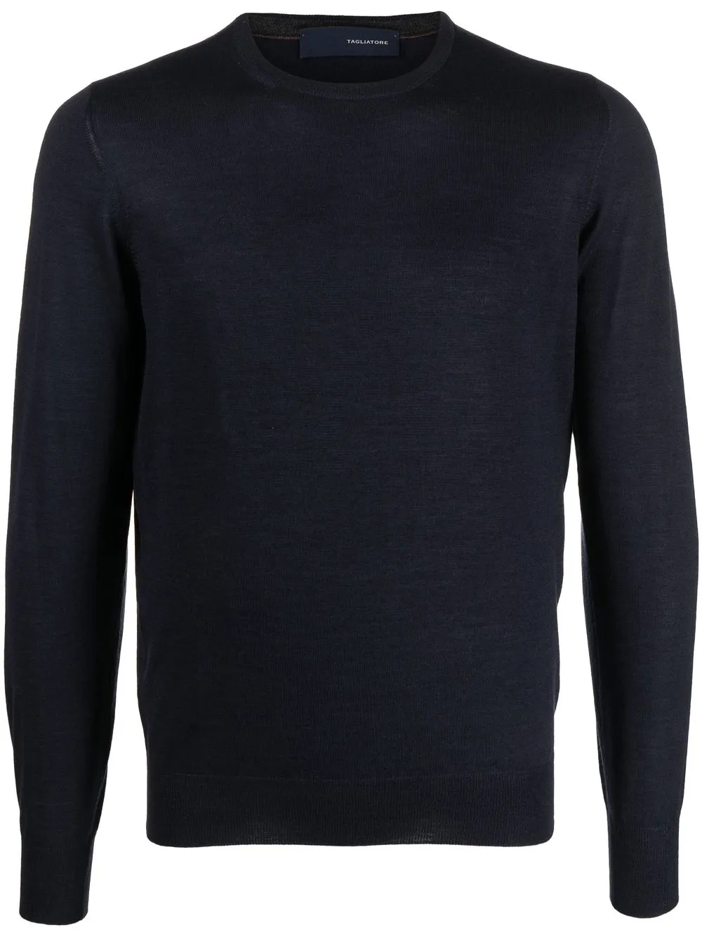 

Tagliatore crew-neck long-sleeve jumper - Blue