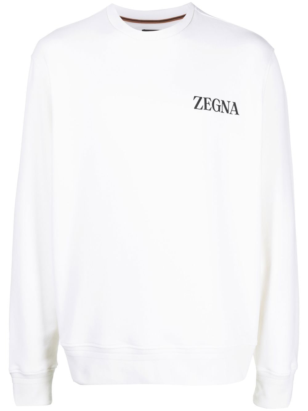 Zegna chest logo-print detail sweatshirt | Smart Closet
