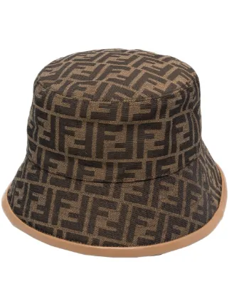 新到着 FENDI モノグラムバケットハット | ブラウン | FARFETCH JP 帽子