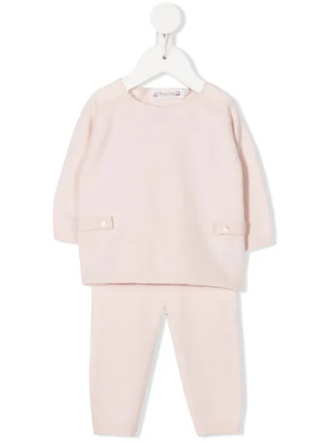Bonpoint scallop-collar wool ensemble