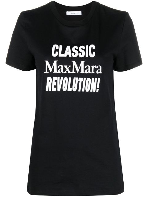 Max Mara slogan-print T-shirt Women