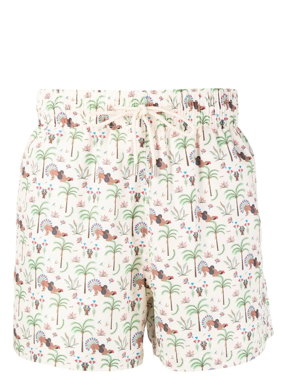 Arrels Barcelona graphic-print swim shorts
