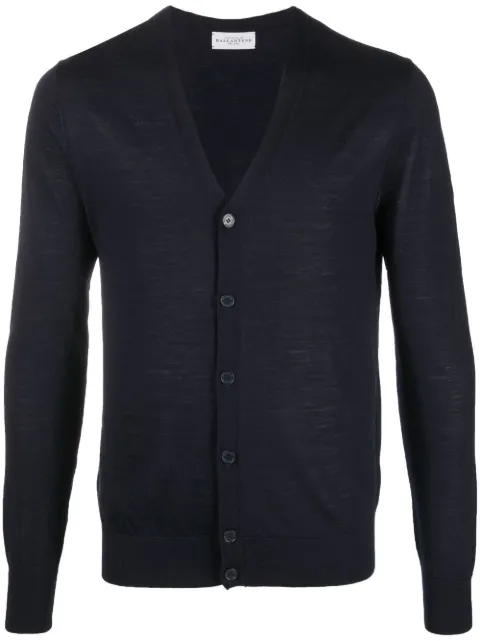 Ballantyne fine-knit wool cardigan
