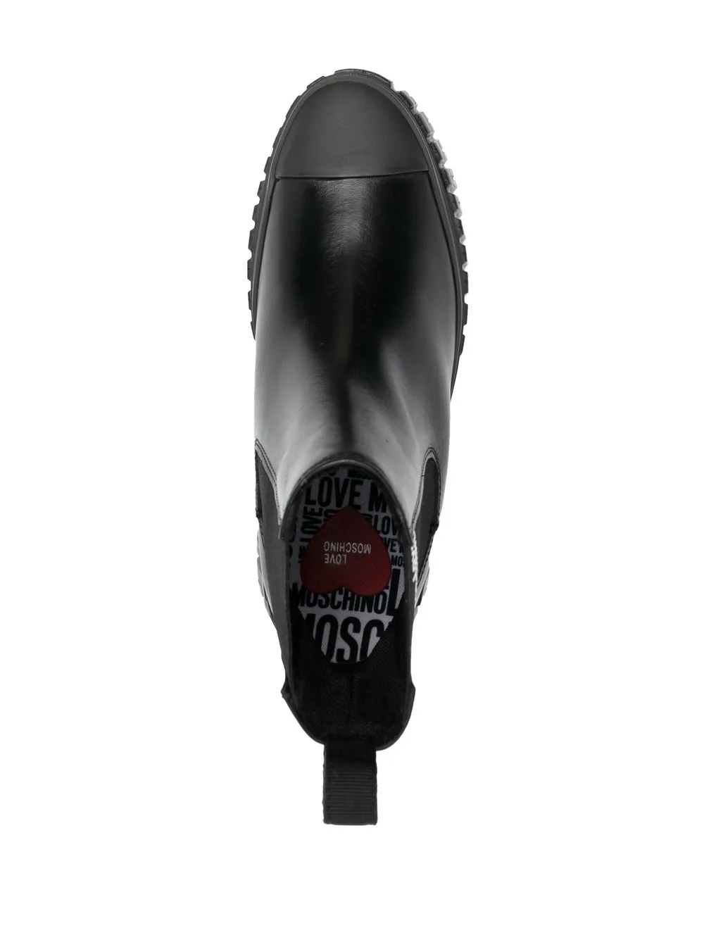 stiefel love moschino