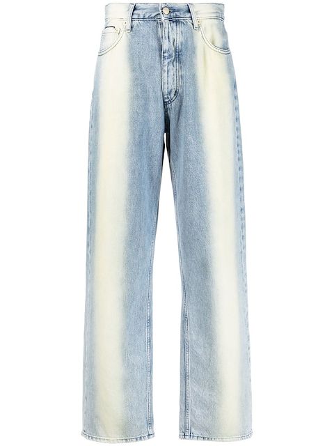 Eytys Gerade Jeans mit Bleach-Effekt