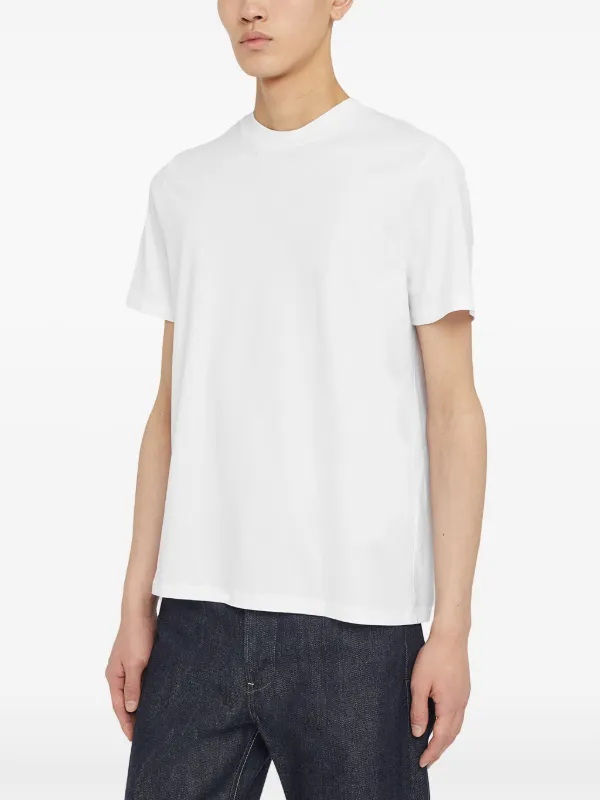 【JILSANDER】コットンラウンドネックTシャツ JIL SANDER ラウンドネック半袖Tシャツコットンジャージーニット
