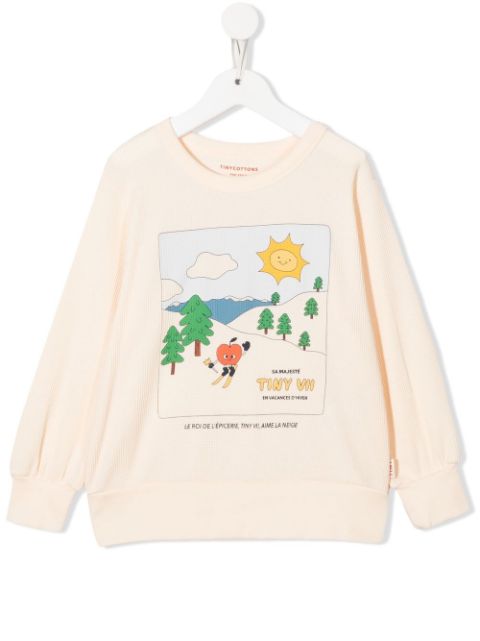 Tiny Cottons graphic-print sweatshirt