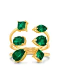 House of Meraki 18kt yellow gold Aegean emerald ring