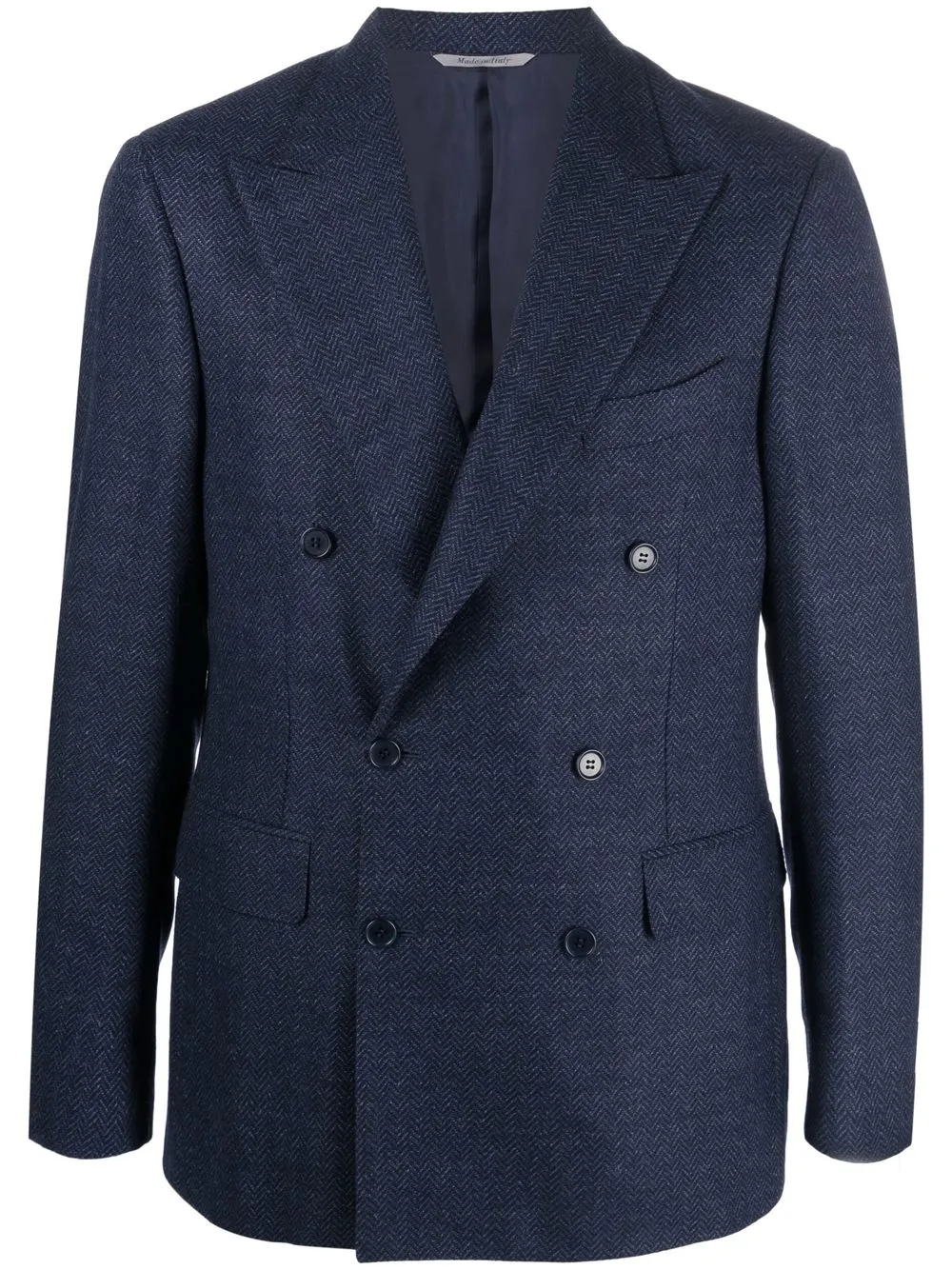 

Canali blazer de vestir con doble botonadura - Azul