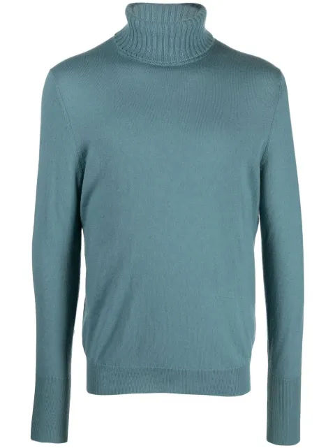 Ballantyne roll neck cashmere jumper