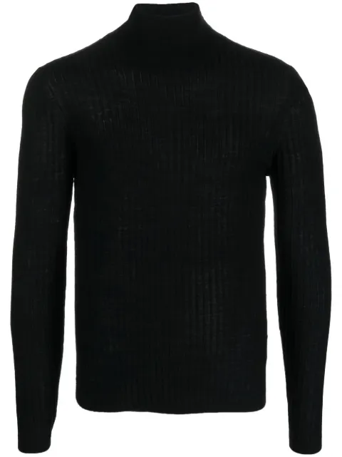 Ballantyne ribbed-knit roll neck sweater