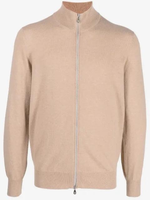 Brunello Cucinelli pull en cachemire à fermeture zippée