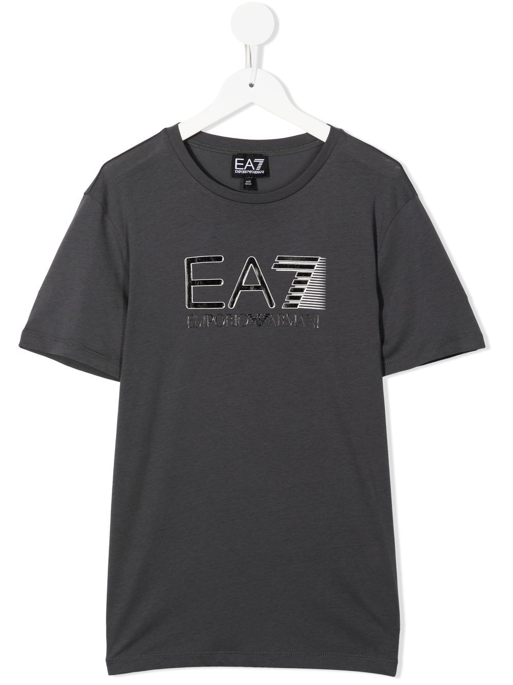 

Ea7 Emporio Armani playera con logo estampado - Gris