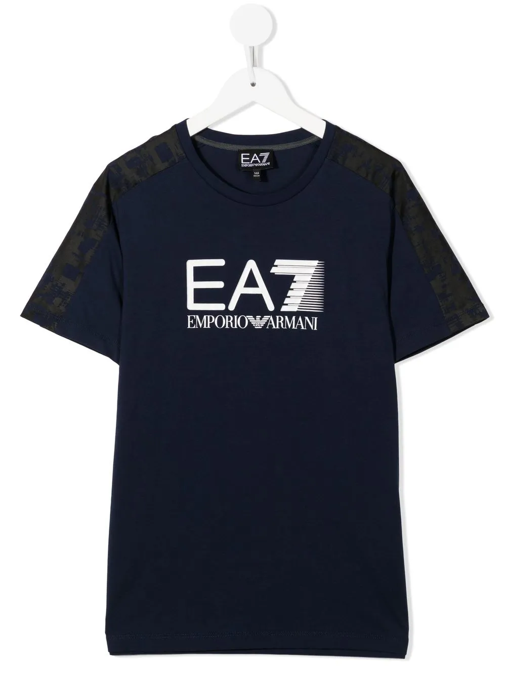 

Ea7 Emporio Armani playera con logo estampado - Azul