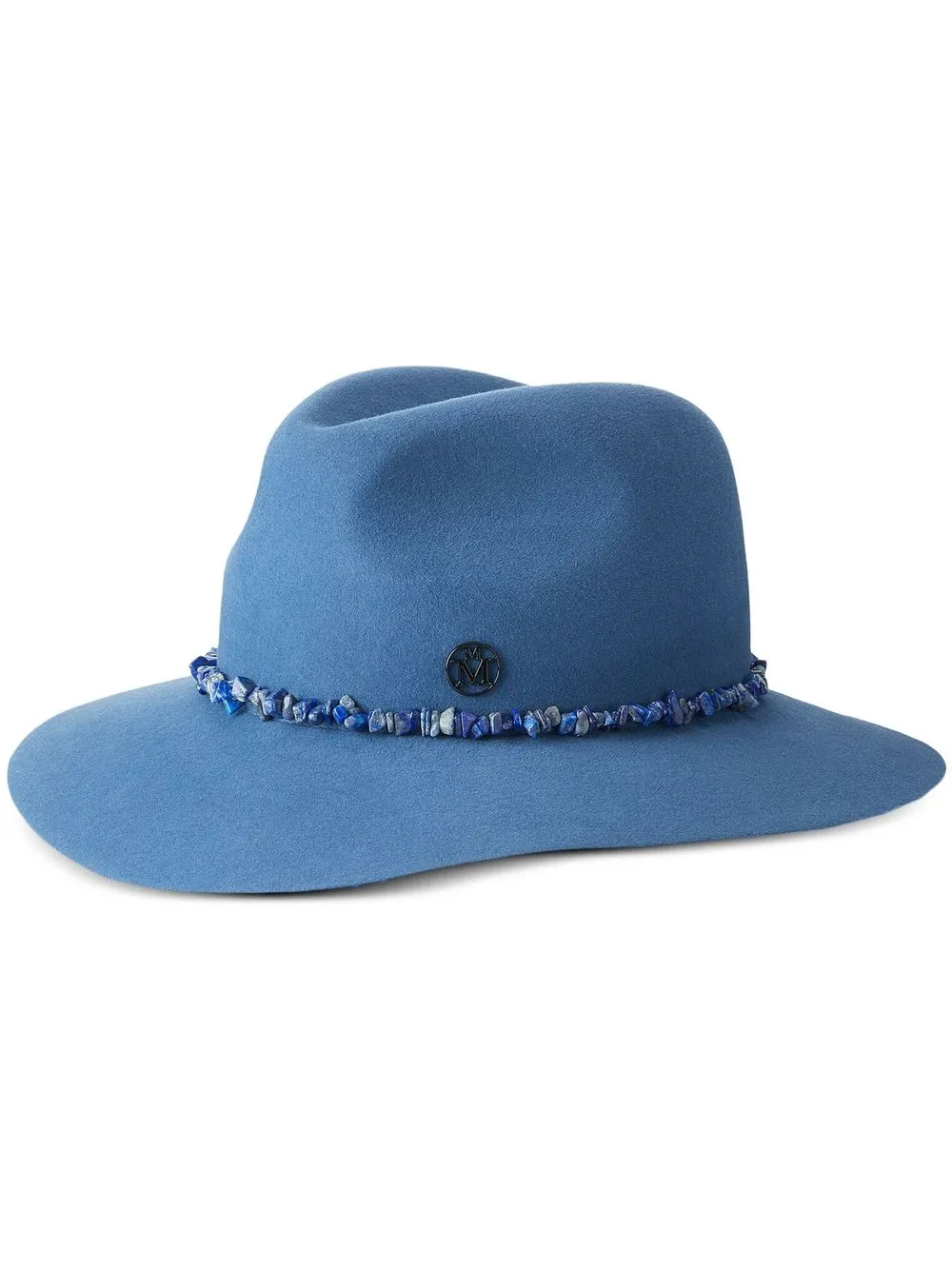 

Maison Michel sombrero fedora Henrietta con cuentas - Azul