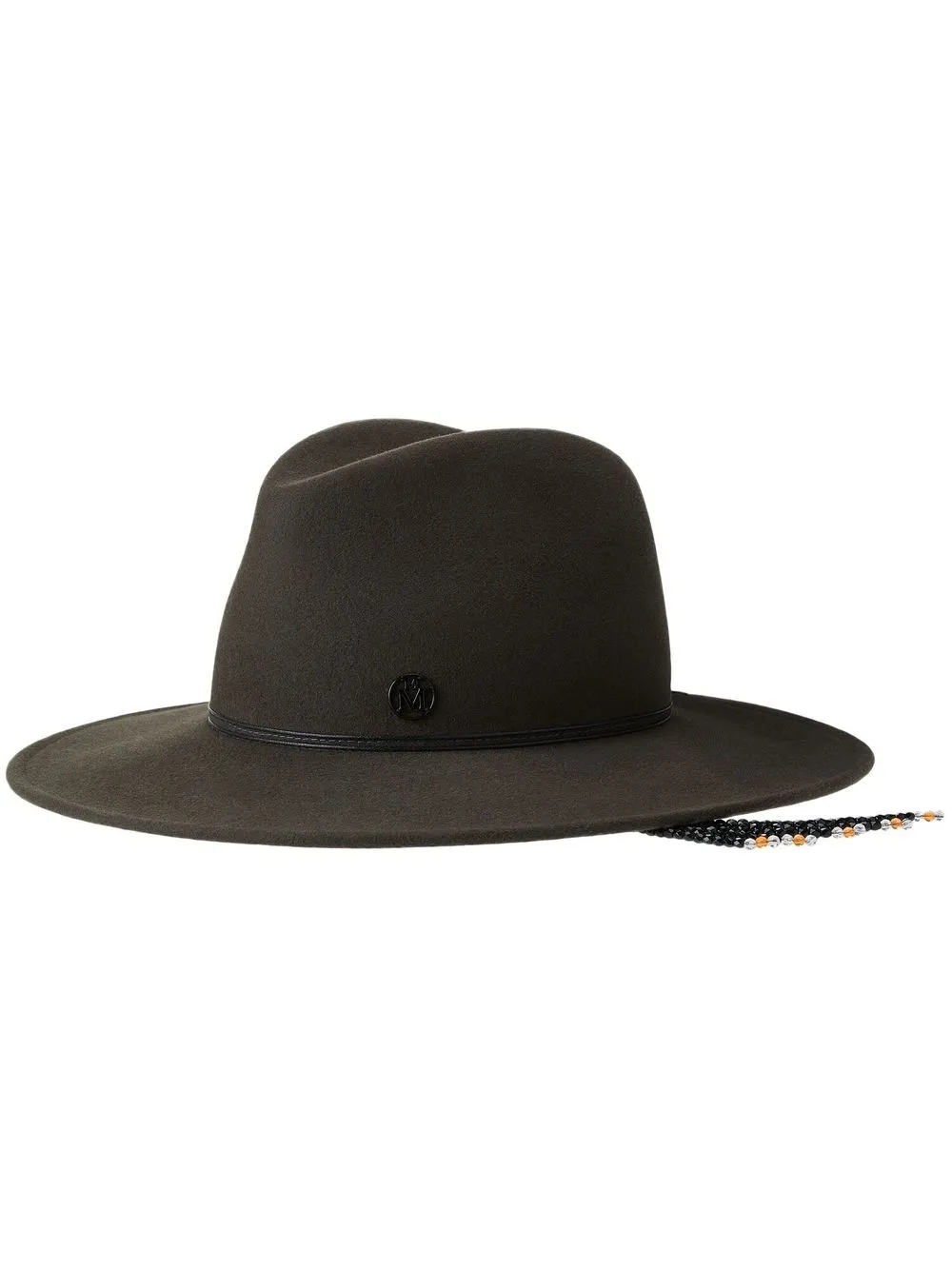 

Maison Michel Zango wool-felt fedora hat - Green