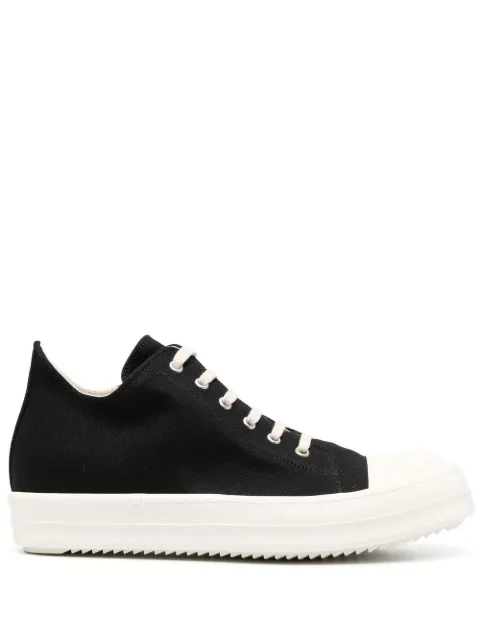 Rick Owens DRKSHDW tenis altos con agujetas