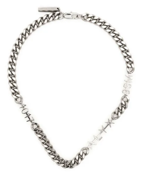 1017 ALYX 9SM curb-chain logo necklace