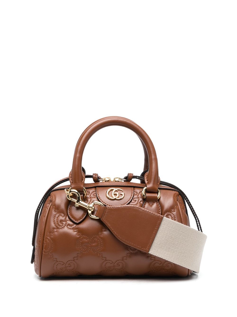 Gucci GG matelassé tote bag - Brown