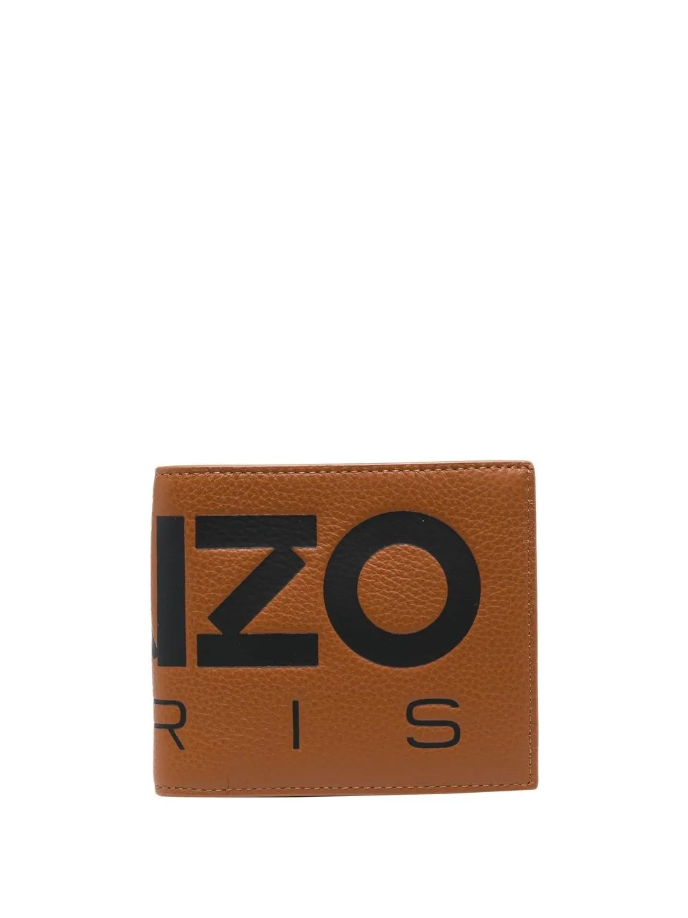 Kenzo Logoprint Wallet In Brown ModeSens