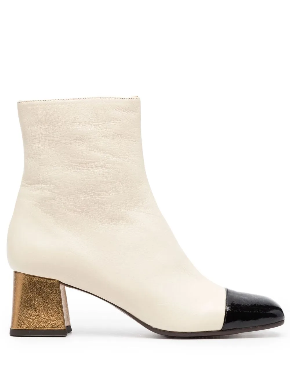 

Chie Mihara two-tone leather ankle boots - SALOU