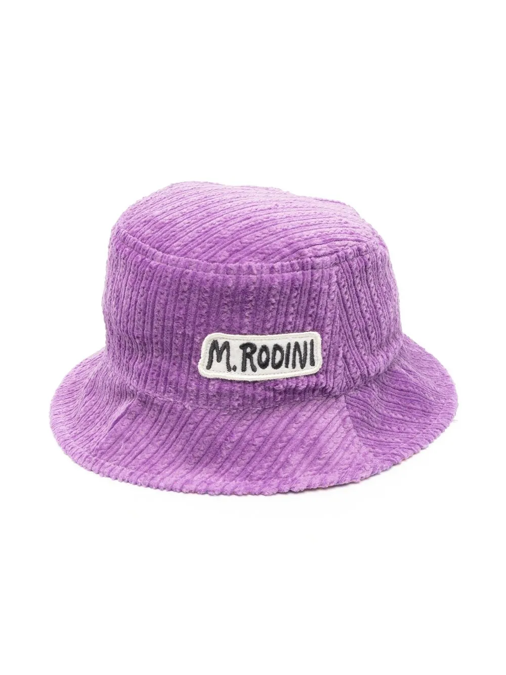 

Mini Rodini gorro de pescador con parche del logo - Morado