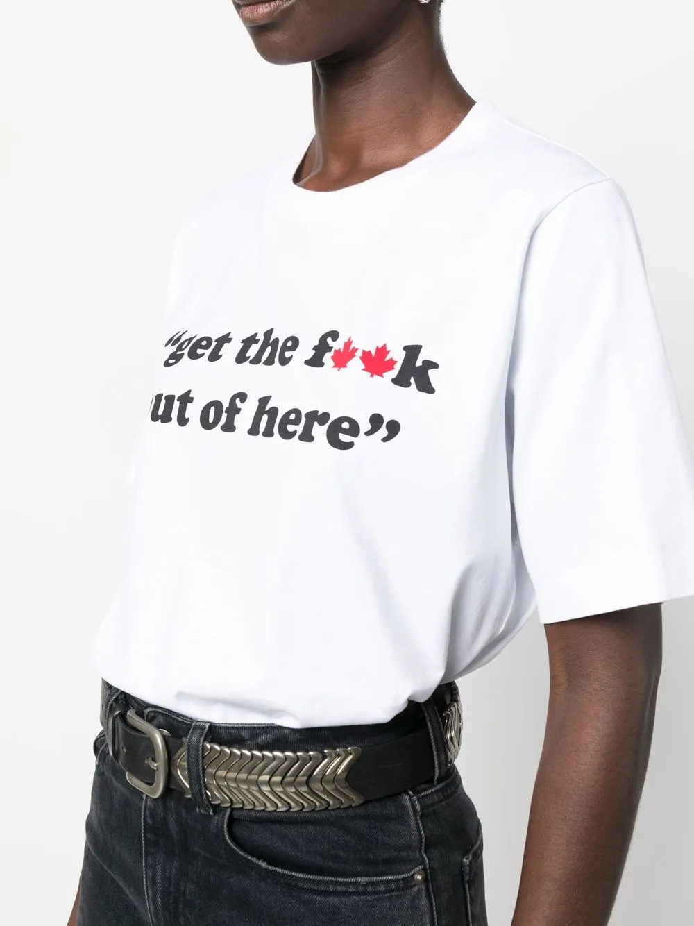 Dsquared2 Slogan-print T-shirt In White