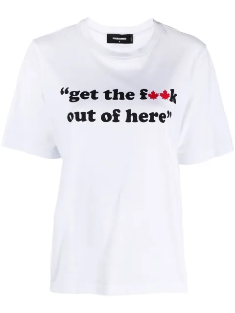 DSQUARED2 slogan-print T-Shirt