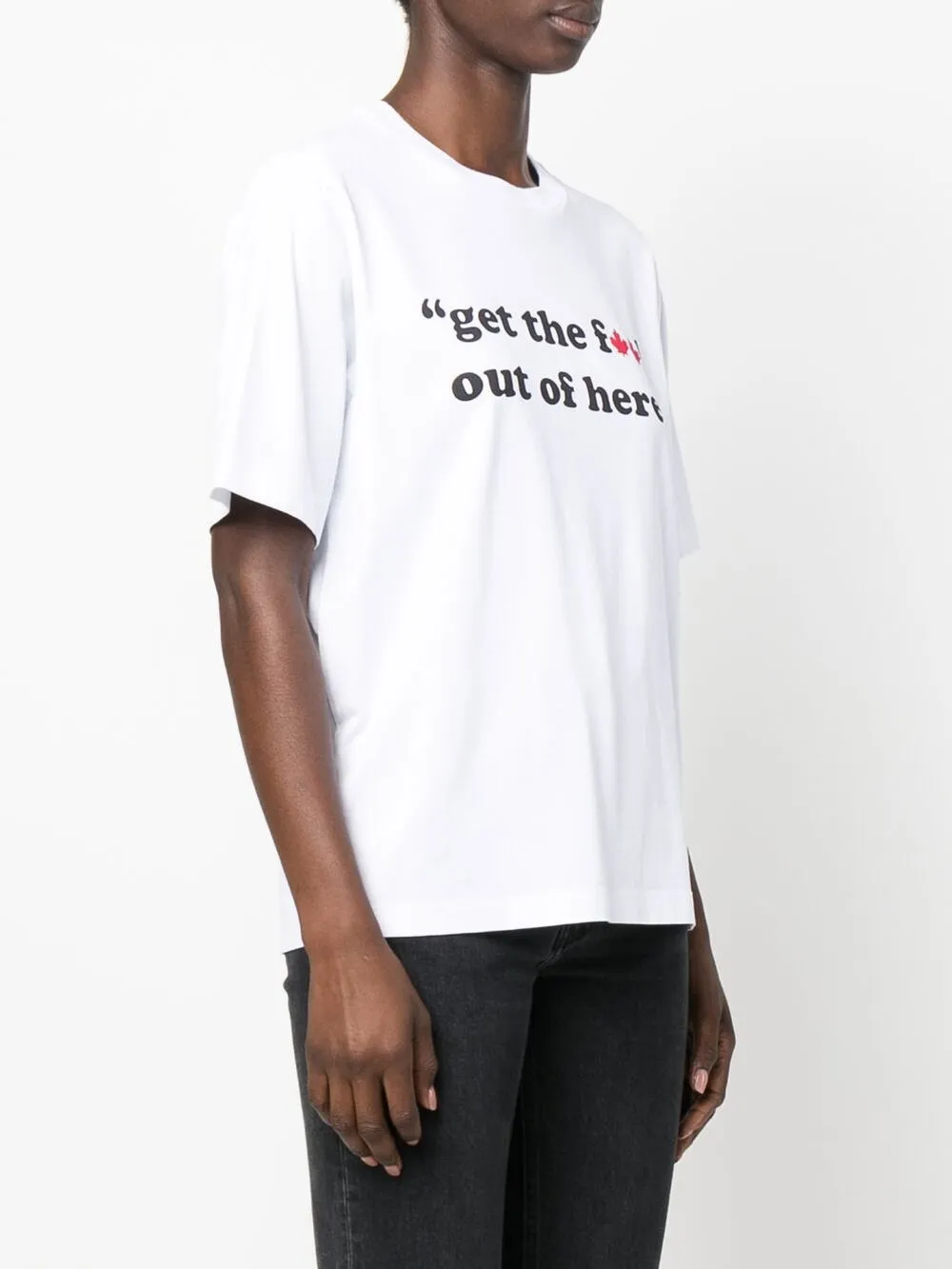 Dsquared2 Slogan-print T-shirt In White
