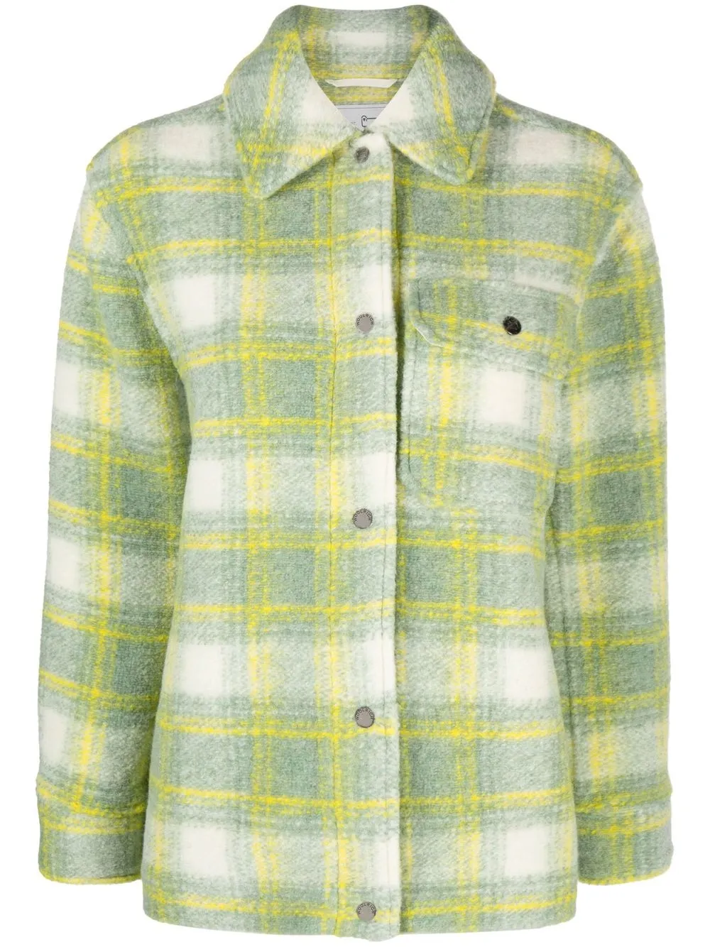 

Woolrich check-pattern shirt jacket - Green