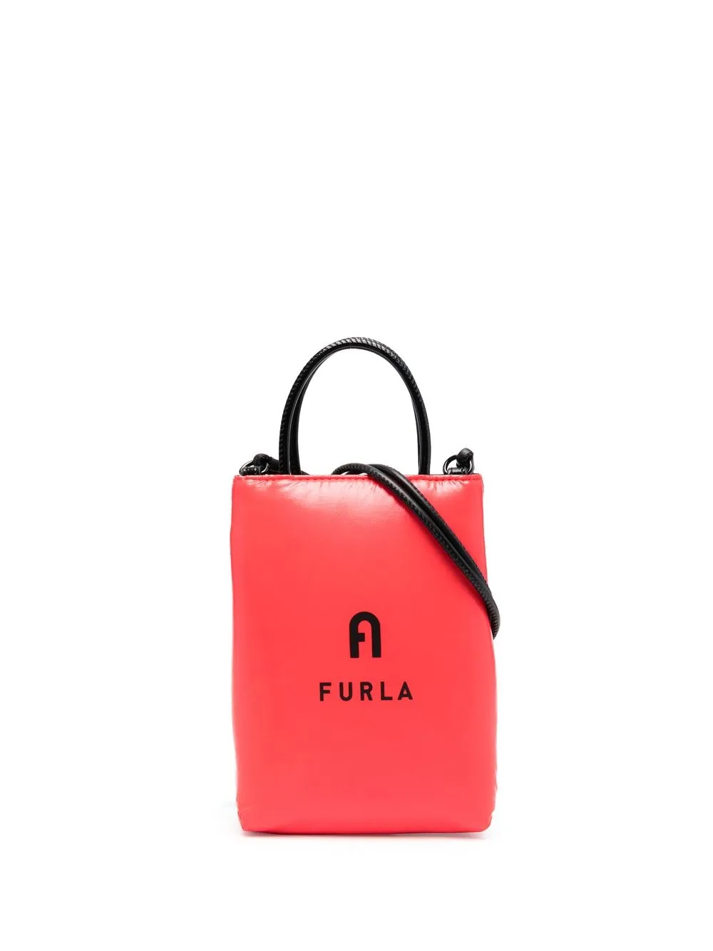 

Furla tote con logo estampado - Rojo