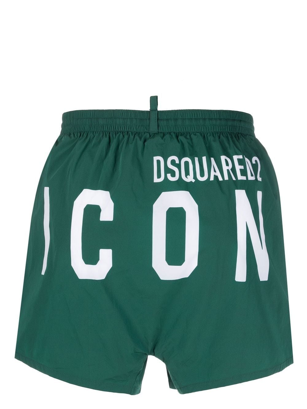 Dsquared2 Zwembroek met logoprint - Groen