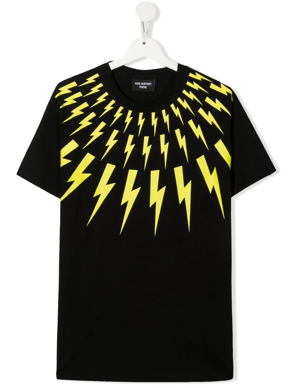 

Neil Barrett Kids playera con motivo Thunderbolt - Negro