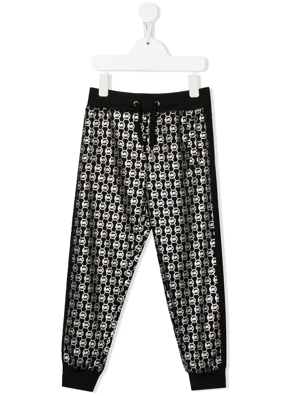 

Michael Kors Kids pants con monograma estampado - Negro