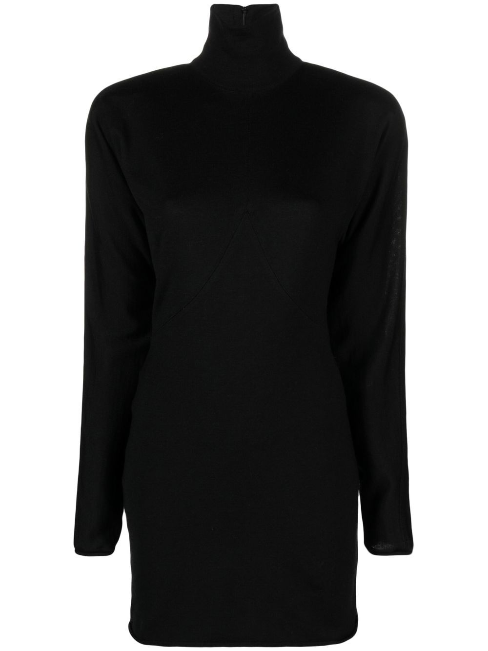 Philosophy Di Lorenzo Serafini knitted roll neck dress - Black