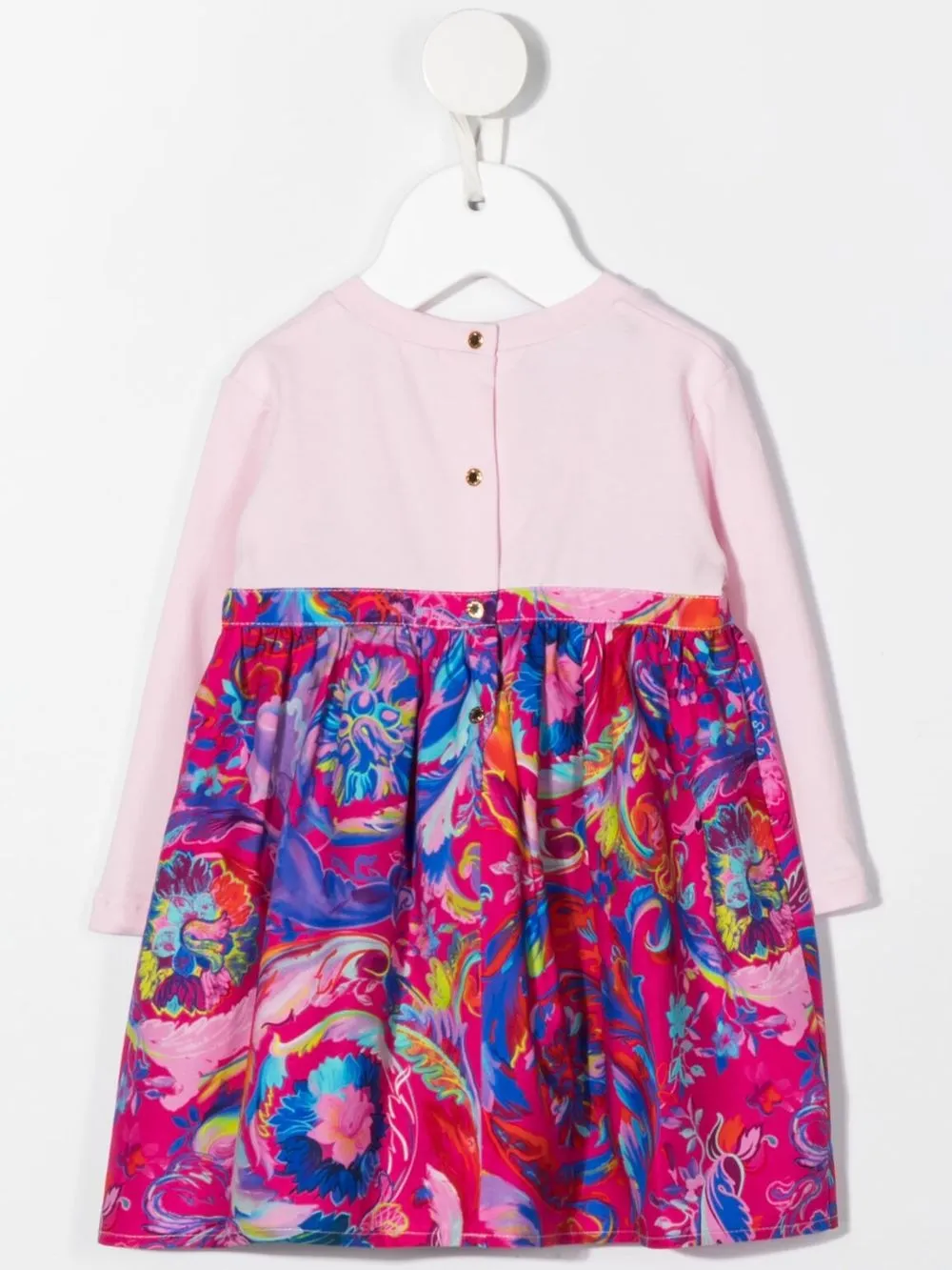 Versace Kids Jurk met bloemenprint - Roze
