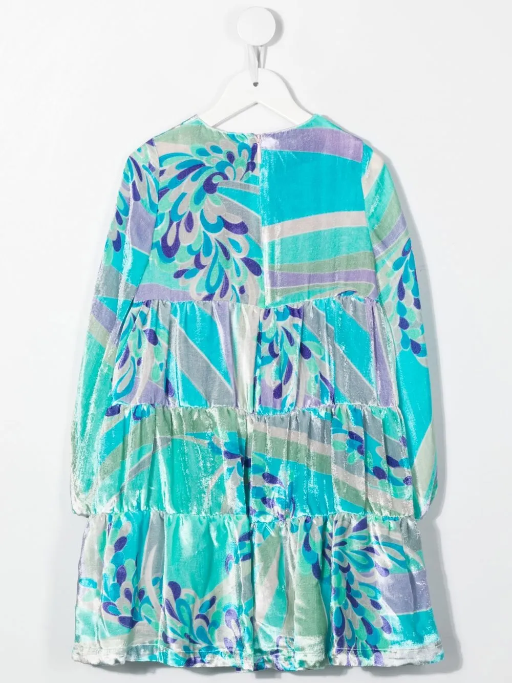 PUCCI Junior robe en velours à imprimé abstrait | Robes habillées | Image 2