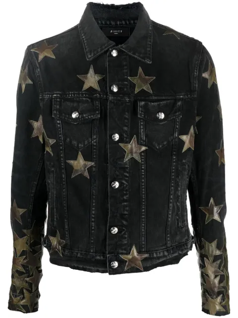 AMIRI star-patch detail denim jacket