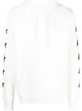 Golden Goose star-print pullover hoodie - White