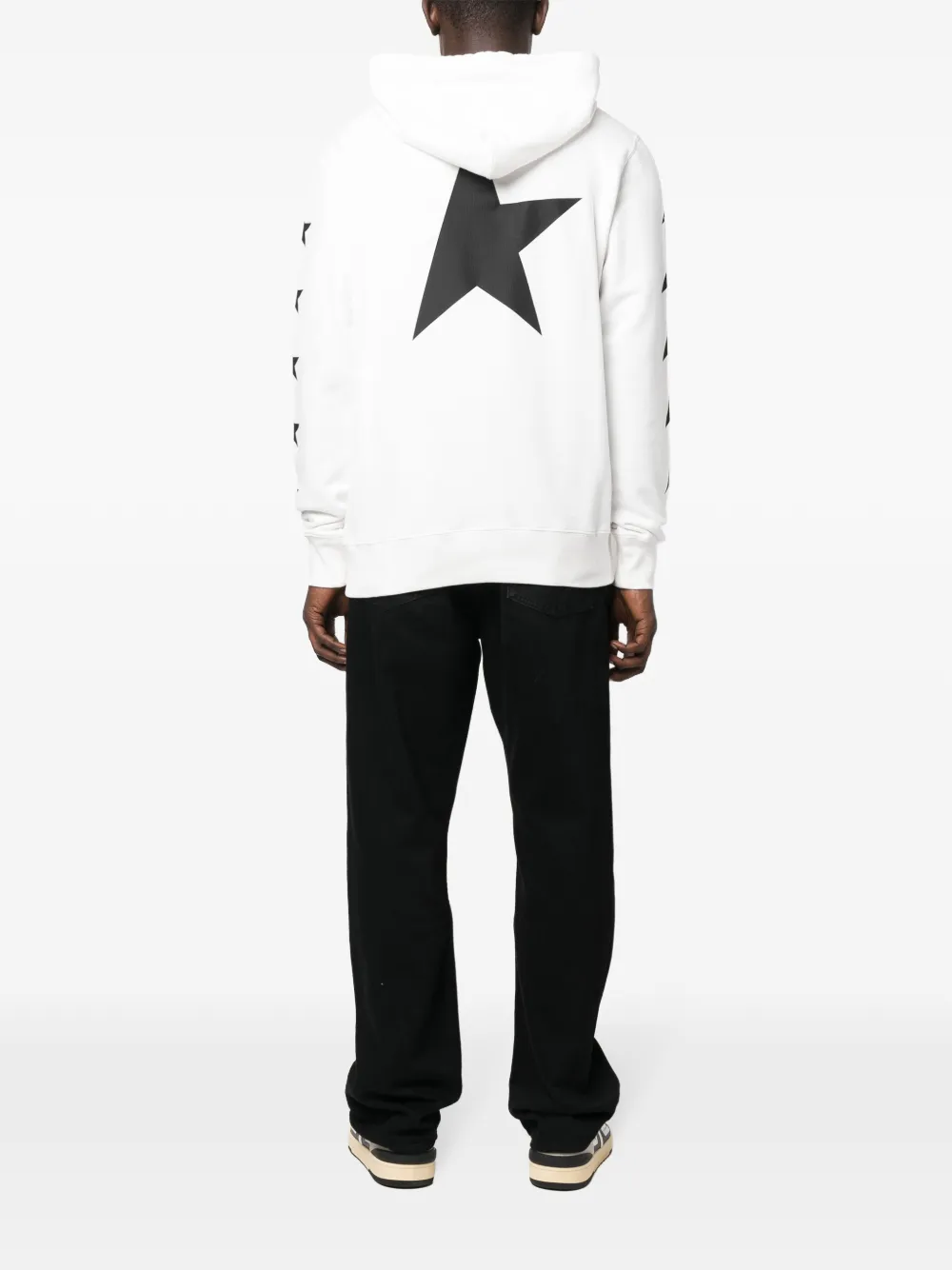 star-print pullover Hoodie