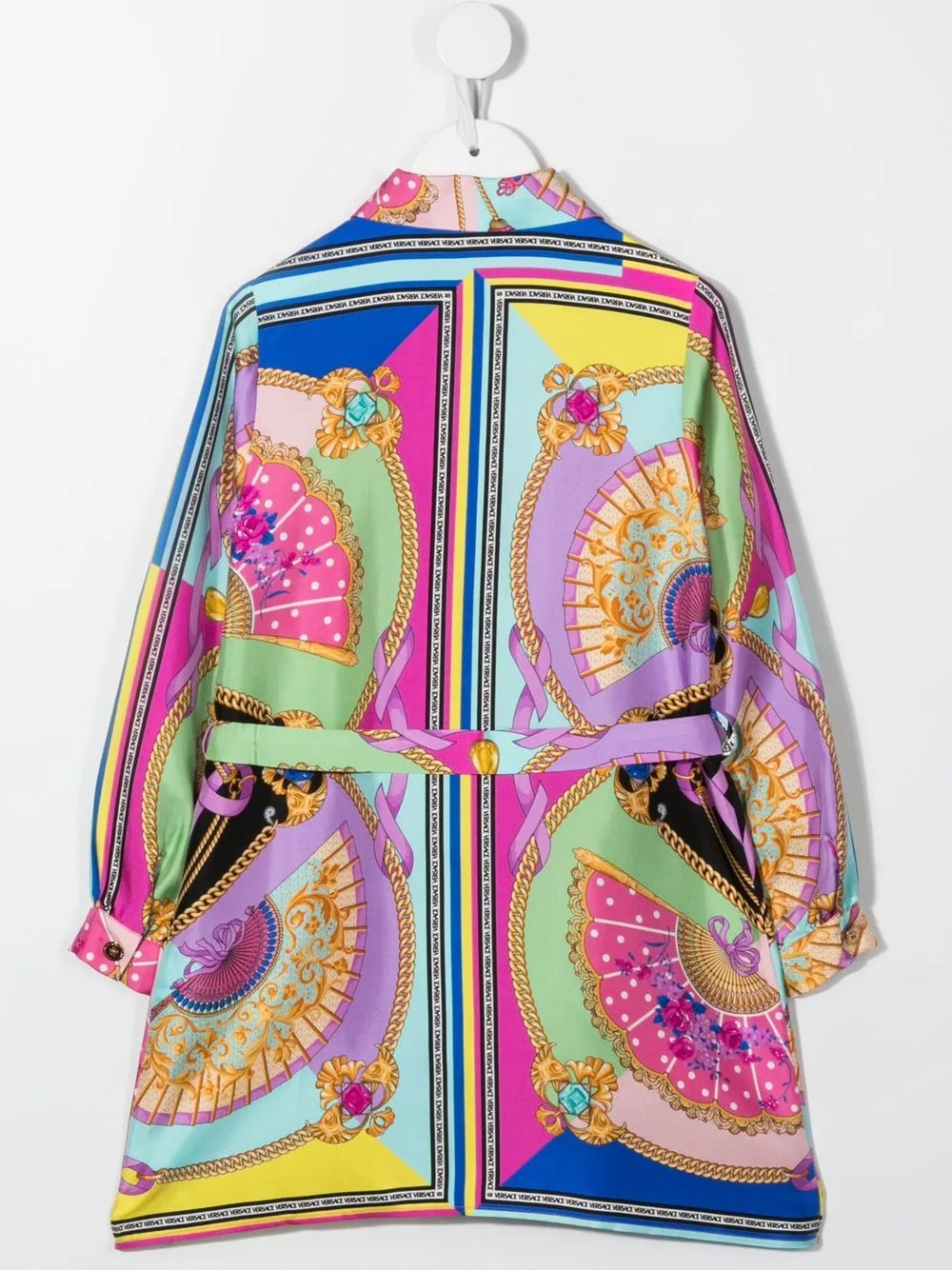 Versace Kids Sweaterjurk met barokprint - Roze
