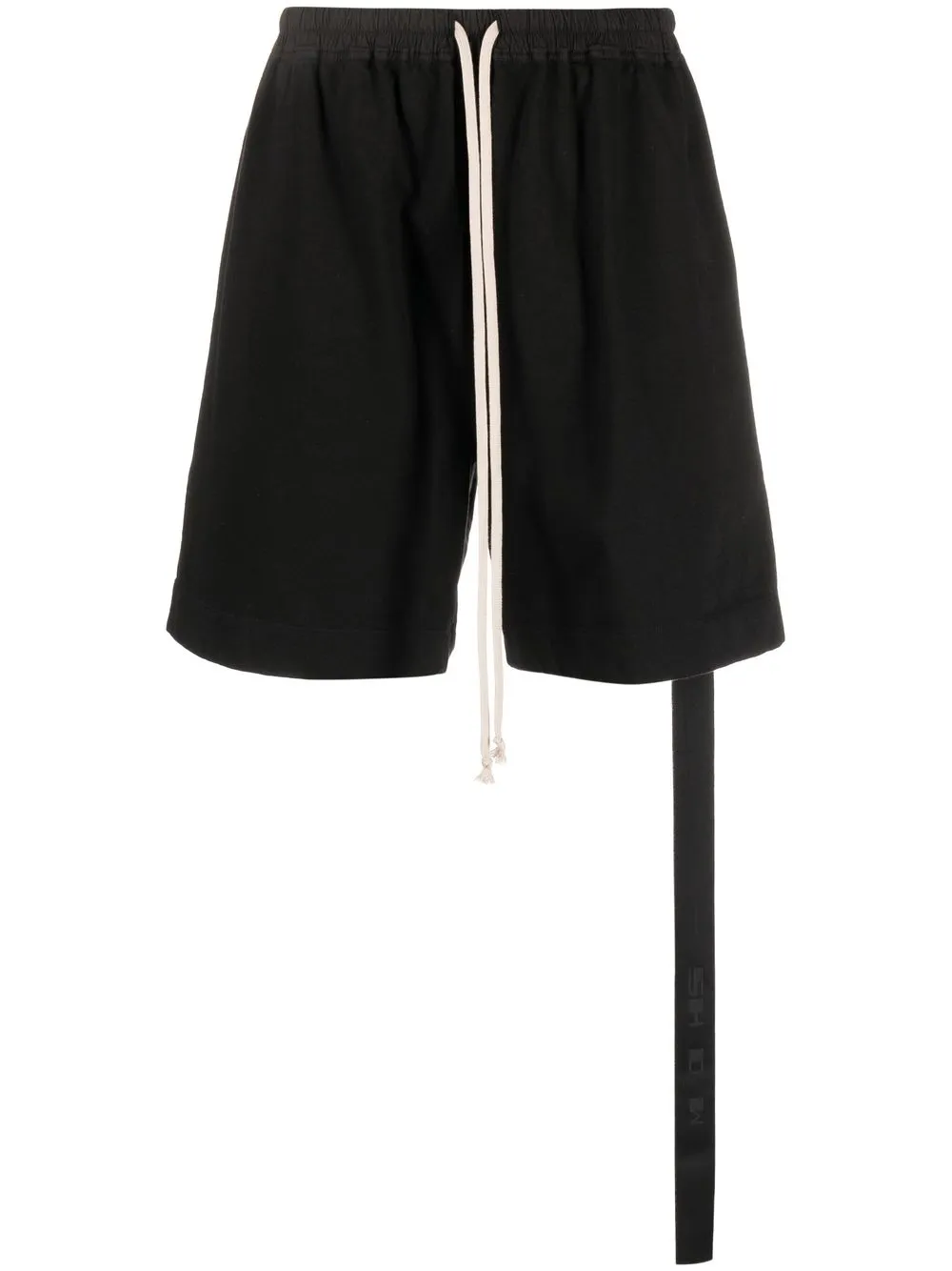 

Rick Owens DRKSHDW shorts deportivos con cordones - Negro