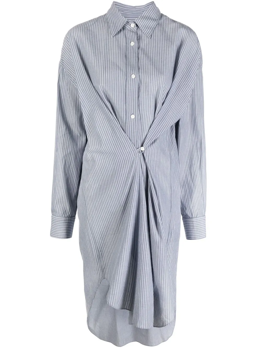 

Isabel Marant Étoile Seenli striped shirt dress - Blue