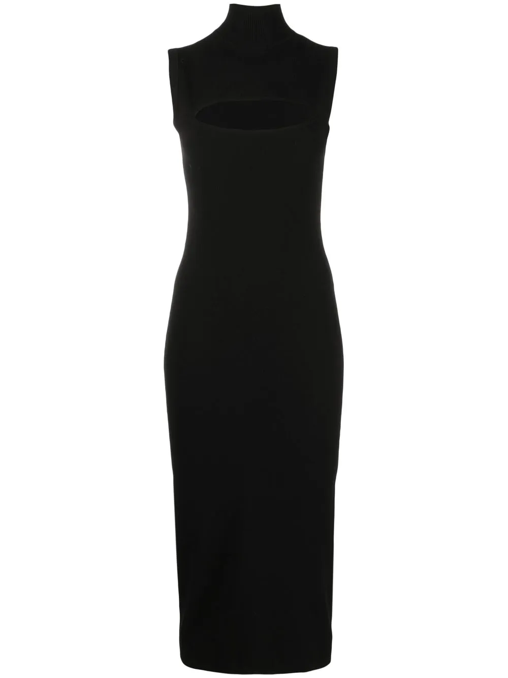 

P.A.R.O.S.H. vestido con cuello alto - Negro