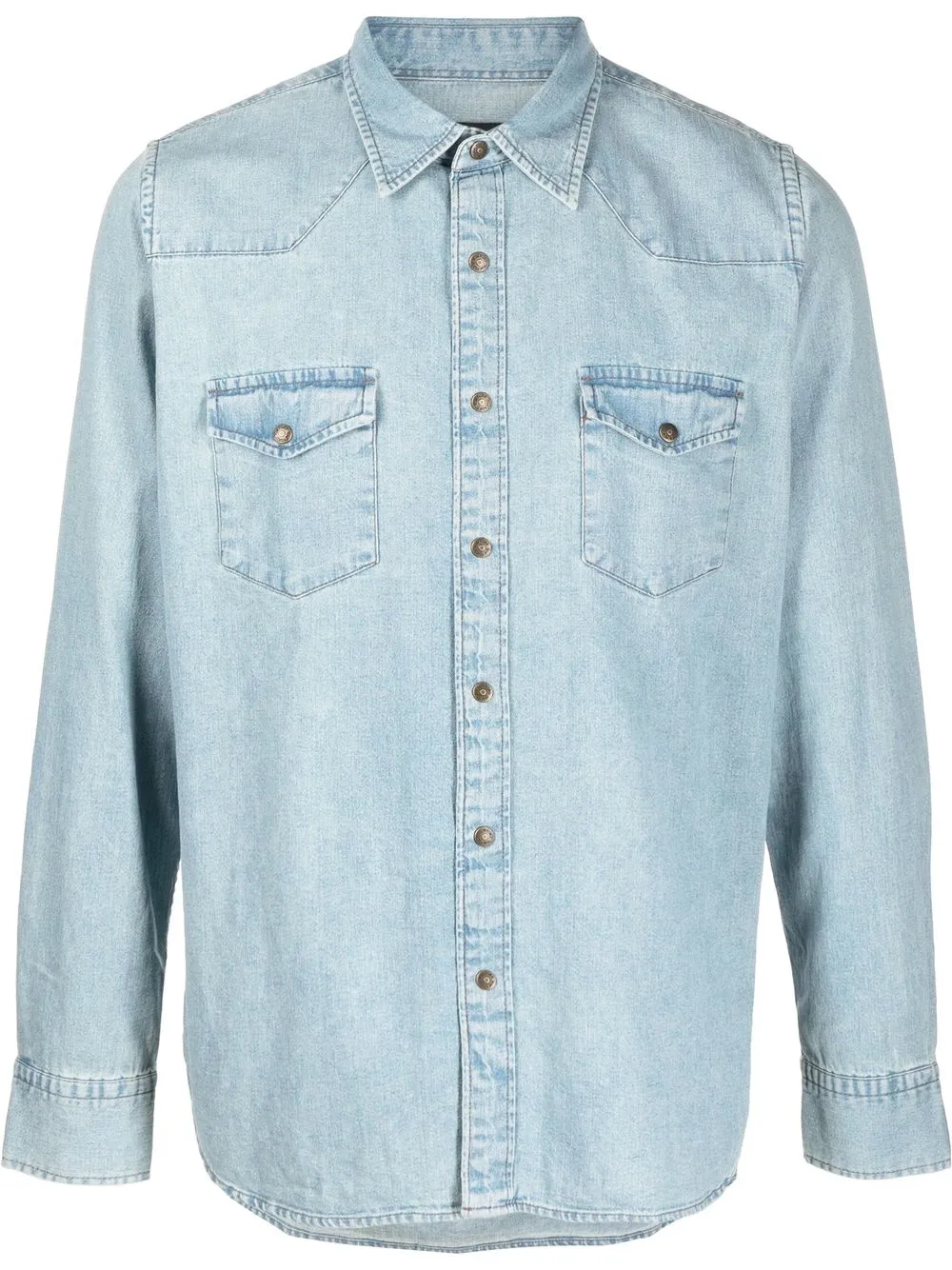 

TOM FORD yoke-detail denim shirt - Blue