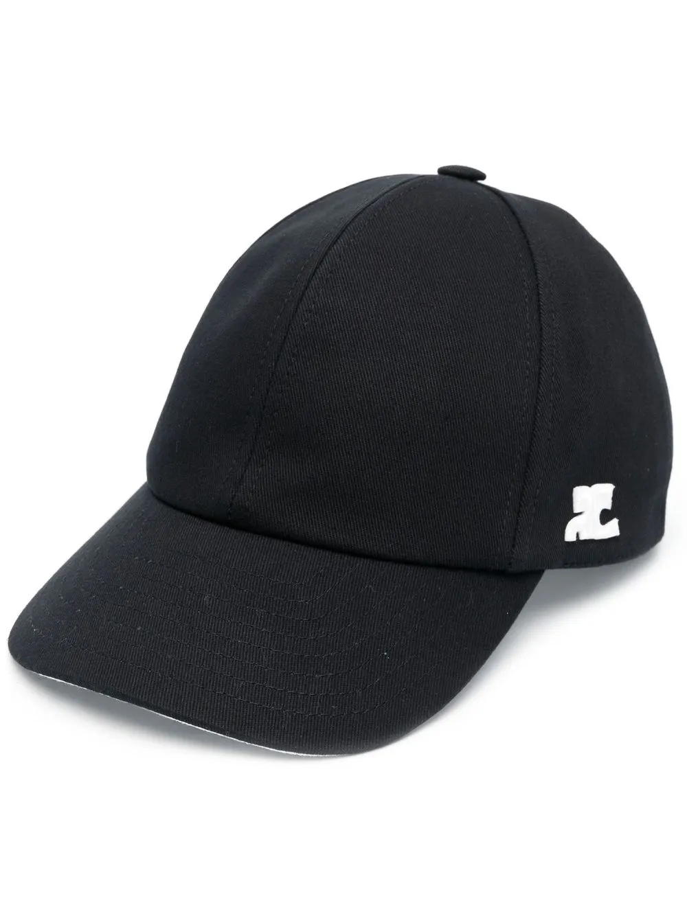 

Courrèges gorra con logo estampado - Negro